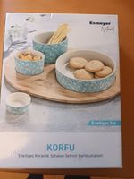 Esmeyer Servier-/Snack-Set KORFU türkis Steingut NEU Nordrhein-Westfalen - Möhnesee Vorschau
