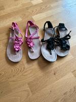 Pinke und Schwarze Sandalen Primark Bayern - Pullach Vorschau