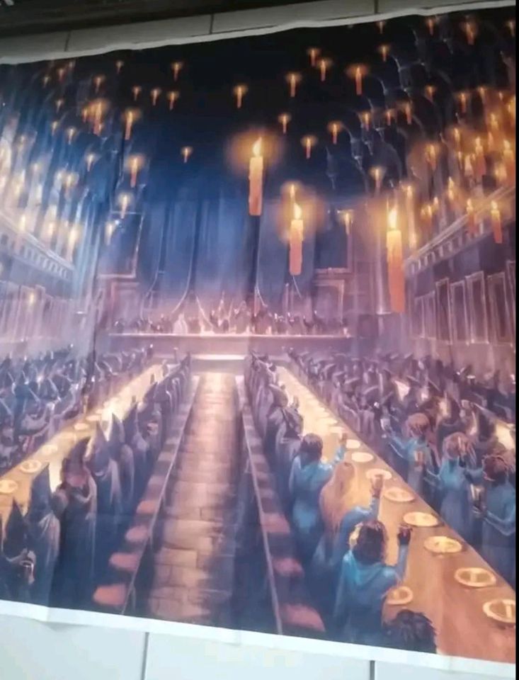 Harry Potter Große Halle Fotohintergrund 150 X 100 cm Bild in Selm
