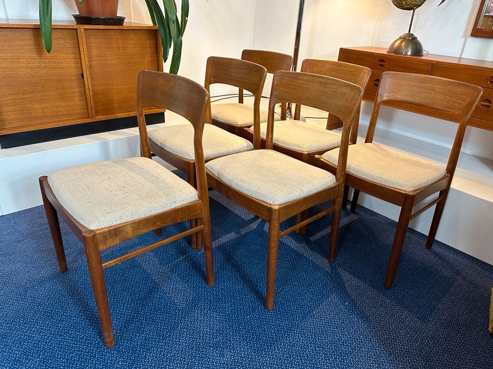 STUDIOKOMFOR Teak KAI KRISTIANSEN 1 von 7 Dining Chair VINTAGE in Centrum