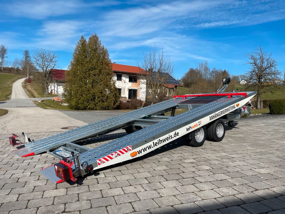 Anhänger Mieten/Autotransporter 3to in Tiefenbach Kr Passau