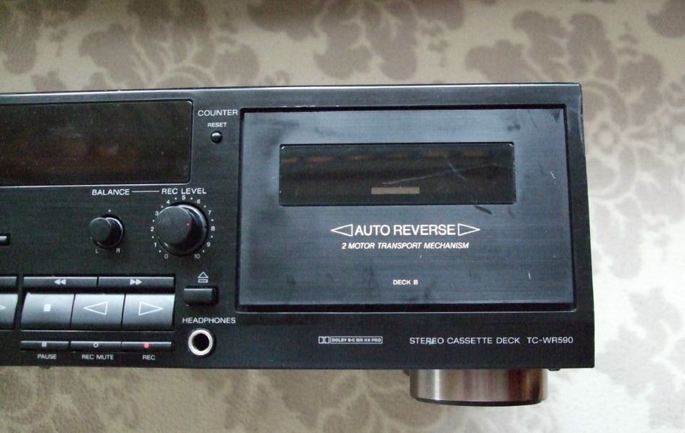 Sony Tapedeck TC-WR 590 - 4 neue Riemen- 4 neue Andruckrollen in Minden