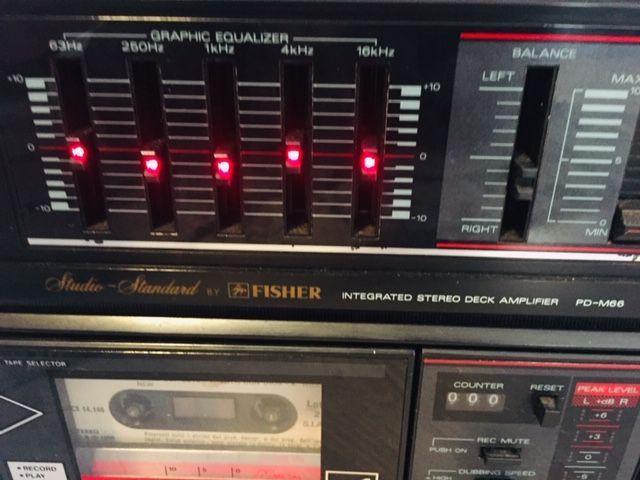 Vintage Fisher PD-M66 +FM-M66 mini Anlage Original aus den 80 er in Schömberg