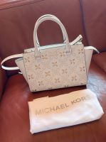 Michael Kors Handtasche weiß mit goldenen Applikationen Köln - Porz Vorschau