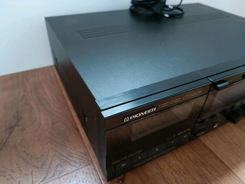 Pioneer CT-W710R Doppelkassettendeck in Steinbach-Hallenberg (Thüringer W)