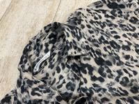 Stradivarius Bluse Hemd langarm Leo Leopard Muster schwarz grau Bayern - Vestenbergsgreuth Vorschau