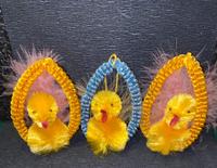 Ostern nostalgische Anhänge Küken (3 Stk. = 6,-€) DDR Zeit Sachsen - Thiendorf Vorschau