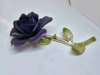 Rose von Capodimonte Lila metallic Brandenburg - Spreenhagen Vorschau