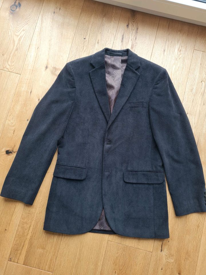 Herren Sakko Anzug Jacke Jackett Linea Uno anthrazit Gr 90 w NEU in Naunhof