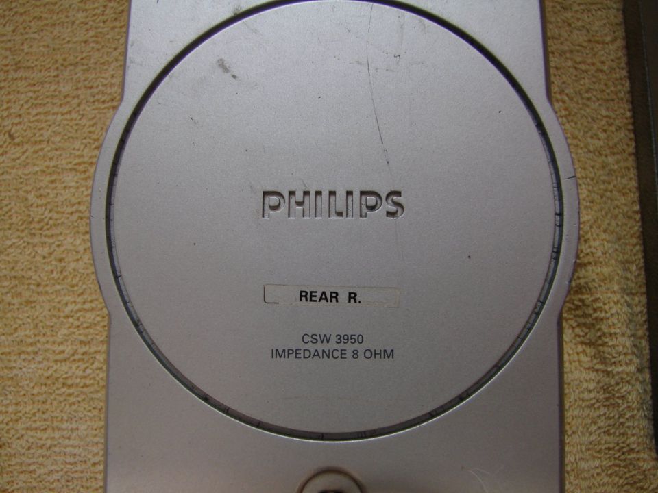 Philips Lautsprecher CSW 3950 - 3 Stück mit Zusatzkabeln 8 Ohm in Nordhausen