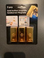 6 Stück Goldbarren-Magnete Kühlschrank Fine-Gold Magnet Büro Schu Essen - Frillendorf Vorschau