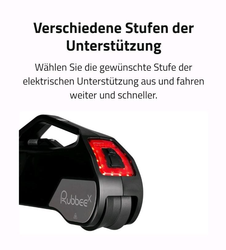 E-bike, E-Motor Fahrrad Rubbee X in Seeburg (Niedersachsen)