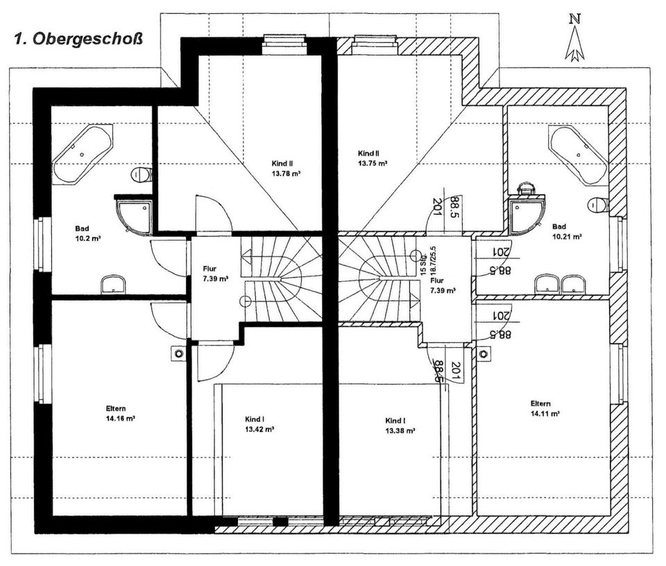 Energieeffiziente elegante Doppelhaushälfte in Faßberg