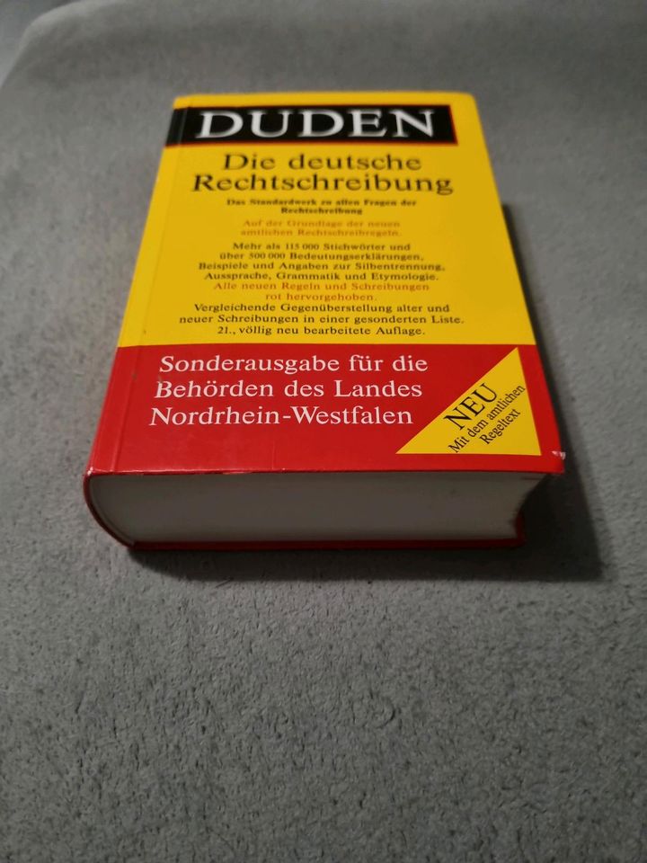 Duden •  Die deutsche Rechtschreibung , Band 1 (1996, Gebundene A in Wuppertal