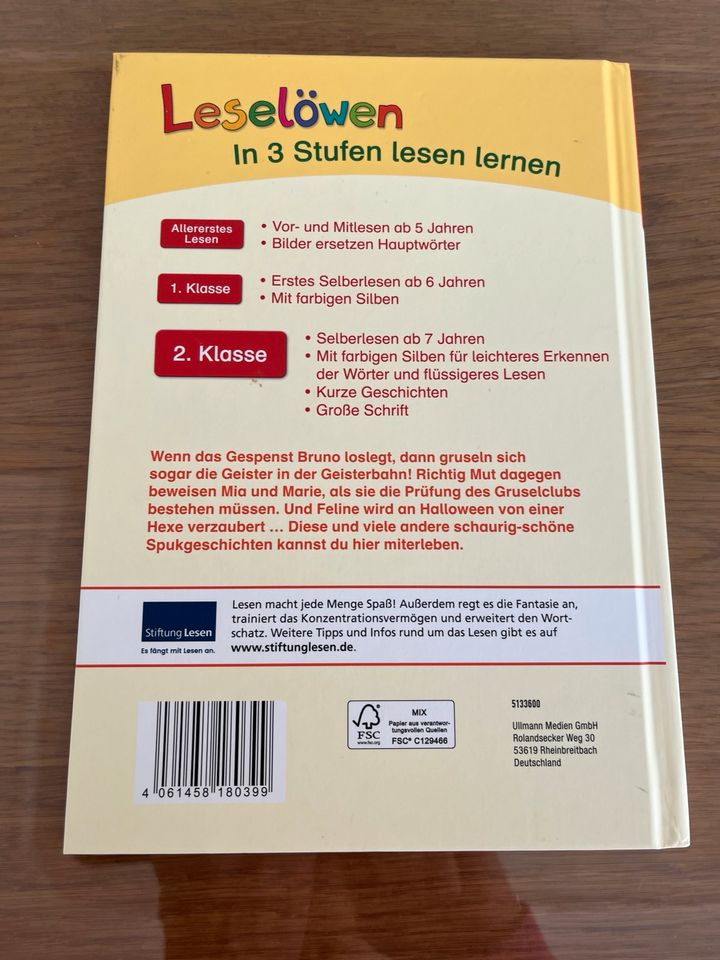 Buch: Gruselgeschichten. Leselöwen in Kevelaer