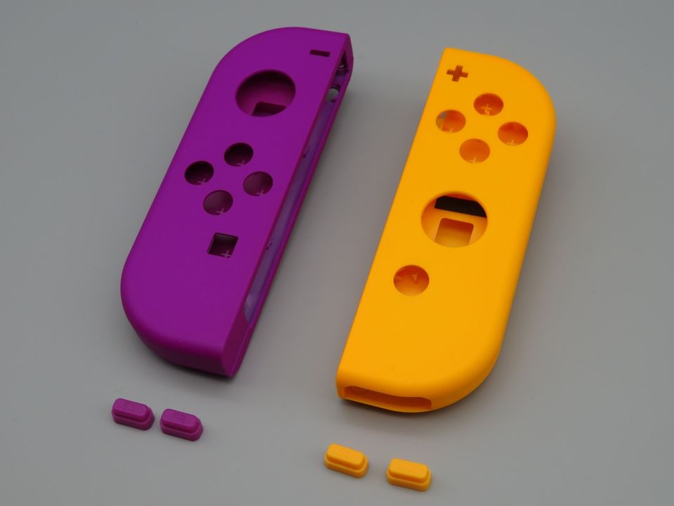 Original Nintendo JoyCon Gehäuse lila / gelb - Ersatz Shell in Rossau (Sachsen)