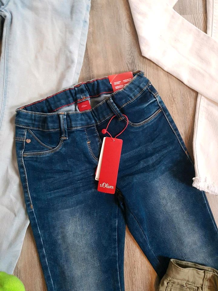 Hosenpaket Jeans 128 134 140 152 Skinny S.Oliver Tally Weijl in Gemünden (Hunsrück)