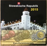 Euro-Kursmünzensatz 2015 SLOWAKEI + 2,- € Kursmünze Nordrhein-Westfalen - Jülich Vorschau