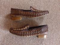 NEUE Ara Schuhe Slipper Flechtoptik,Luftpolstersohle,Gr.6,Weite G Hessen - Florstadt Vorschau