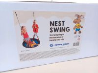 Hörby Bruck Nestschaukel für Kinder Durchmesser 98 cm, Farbe blau Bayern - Nördlingen Vorschau