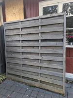 2x Lamellen-Sichtschutzelemente 179x179 Holz grau lasiert Rheinland-Pfalz - Betzdorf Vorschau