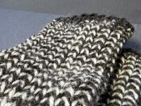 Gestrickte Wollsocken Braun/Weiß gemustert Nordvorpommern - Landkreis - Barth Vorschau