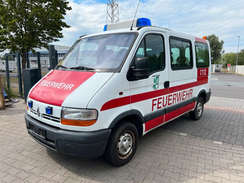 Renault Master Feuerwehr Diesel Bus 9 Sitze Transporter AHK in Osterweddingen