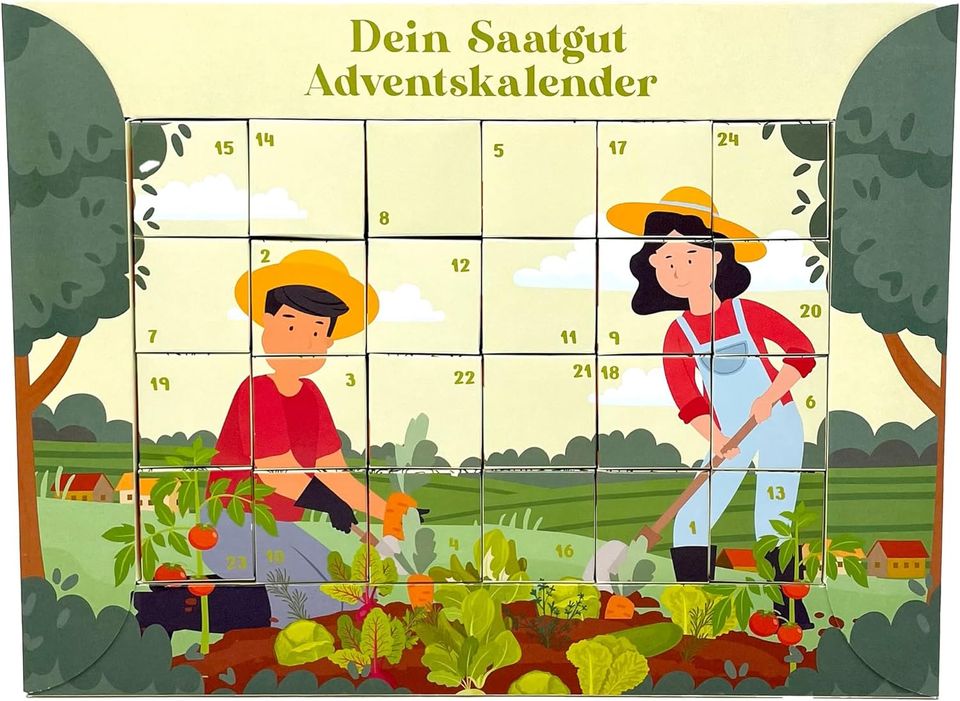 Saatgut Adventskalender Samen Gemüse Kräuter Blumen Deine Gartenw in Hiltrup