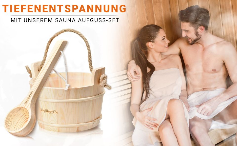 Rabatt50%-Saunaeimer-Saunakübel-Saunazubehör-Wellness-Sauna-Neu in Mühlhausen