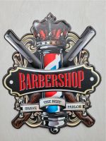 Blechschild Barber Shop Metall 40x33 cm NEU Niedersachsen - Bissendorf Vorschau