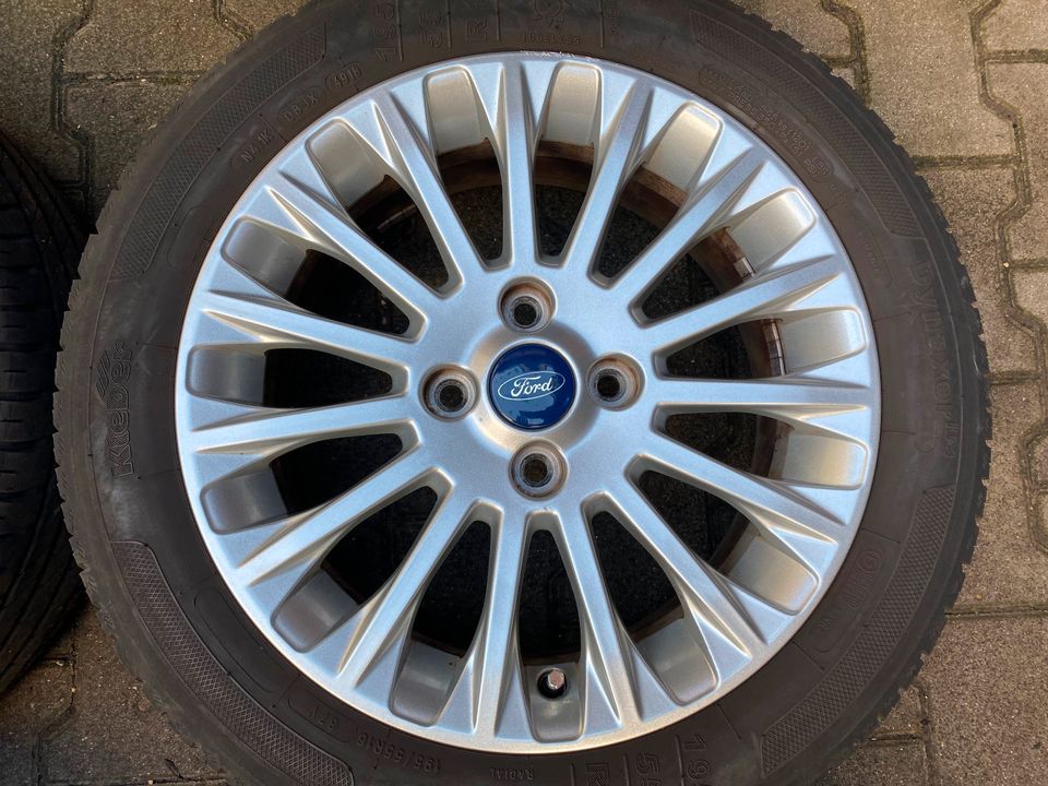 16 Zoll Ford B-Max 6,5Jx16 ET40 4x108 195/55 R16 AY11-1007-CB in Klein-Winternheim