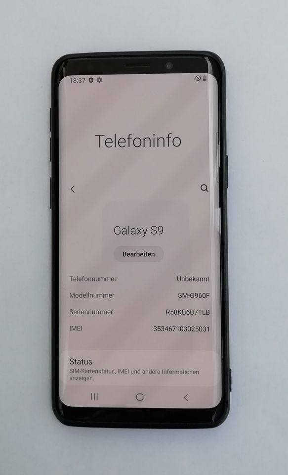 Samsung Galaxy S9 Smartphone - Midgnight Black in Mönchengladbach