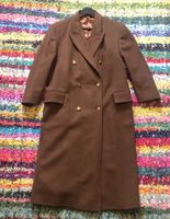 Vintage langer Mantel Kashmir Wolle braun 2 Reiher Hessen - Hadamar Vorschau