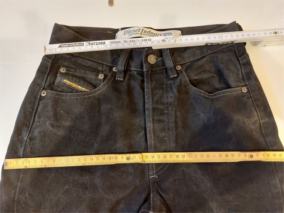 Schwarze Diesel Jeans Hose W27, Gr. Xs / S  34 - 36 in Ilsede