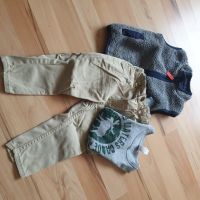 Set Stoffhose, Weste und Langarmshirt in Gr. 98/104 Frankfurt am Main - Dornbusch Vorschau