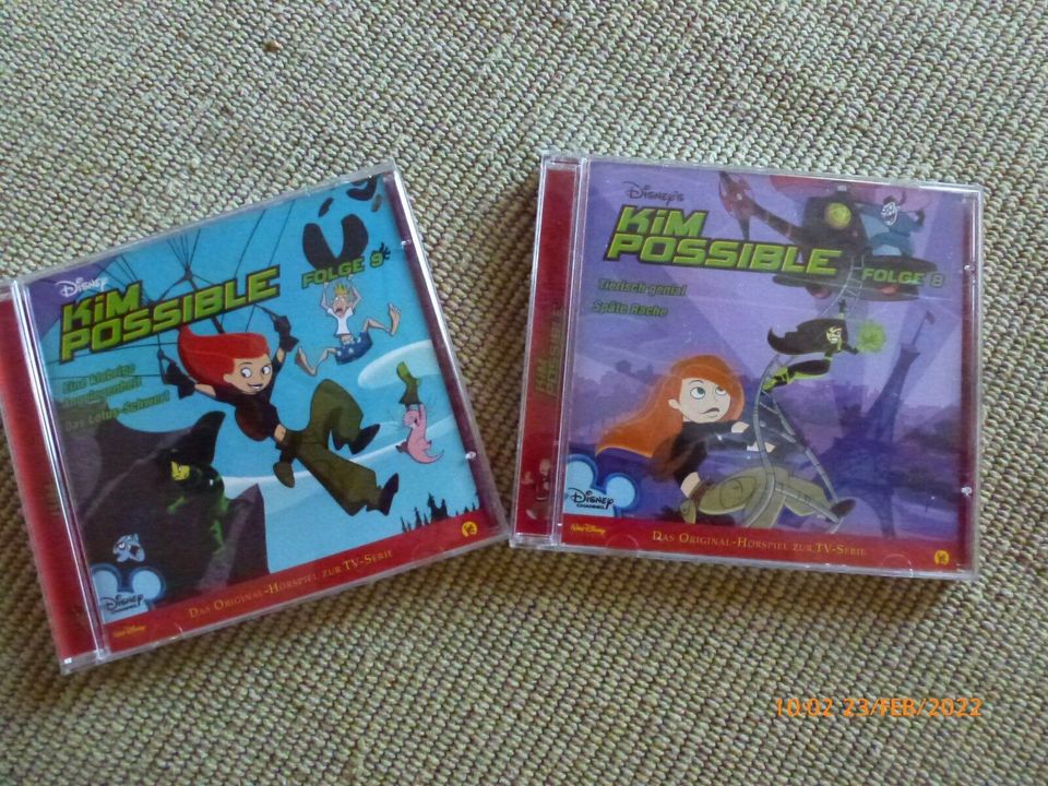 2 CD`s Kim Possible Folge 8 und 9 in Claußnitz