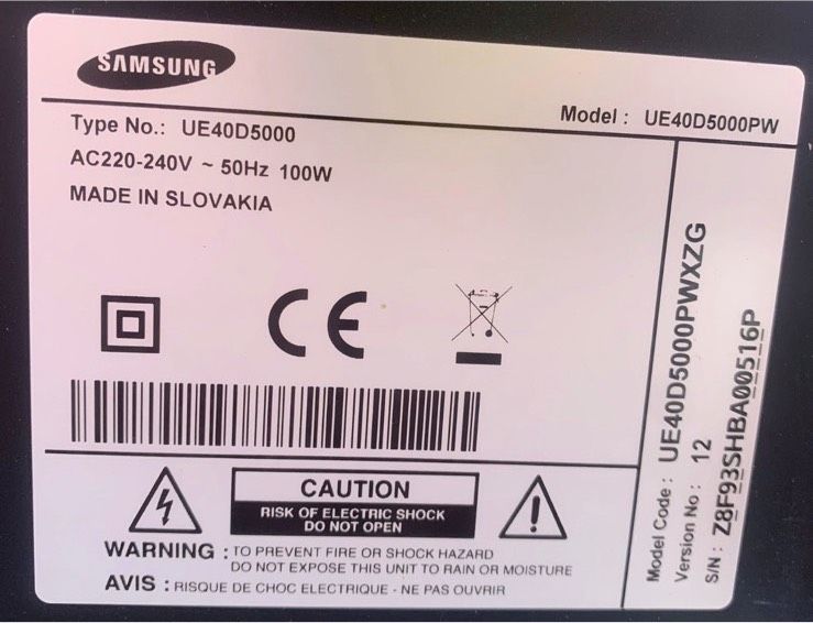 Samsung FullHD 40"Zoll 101cm LCD TV UE40D5000 in Lörrach