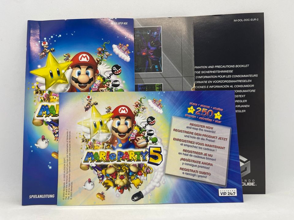 MARIO PARTY 5 + VIP CODE (Nintendo Game Cube Spiel, GameCube GCN) in Freiburg im Breisgau