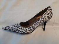 Highheels Pumps Stilettos High Gr. 40 Leo - schwarz - weiß Neu Bayern - Roth Vorschau