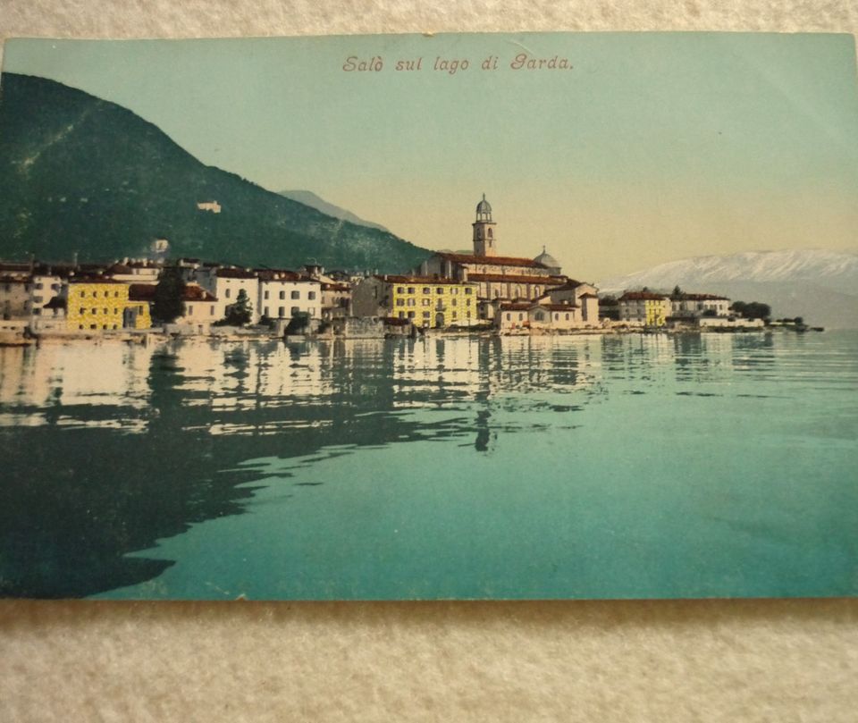 9 italienische Ansichtskarten vom Gardasee von ca 1900 in Baden-Baden