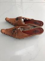 Original Buffalo Slipper-Pumps Gr.38, „Echtes Leder“ in cognac Baden-Württemberg - Waldachtal Vorschau
