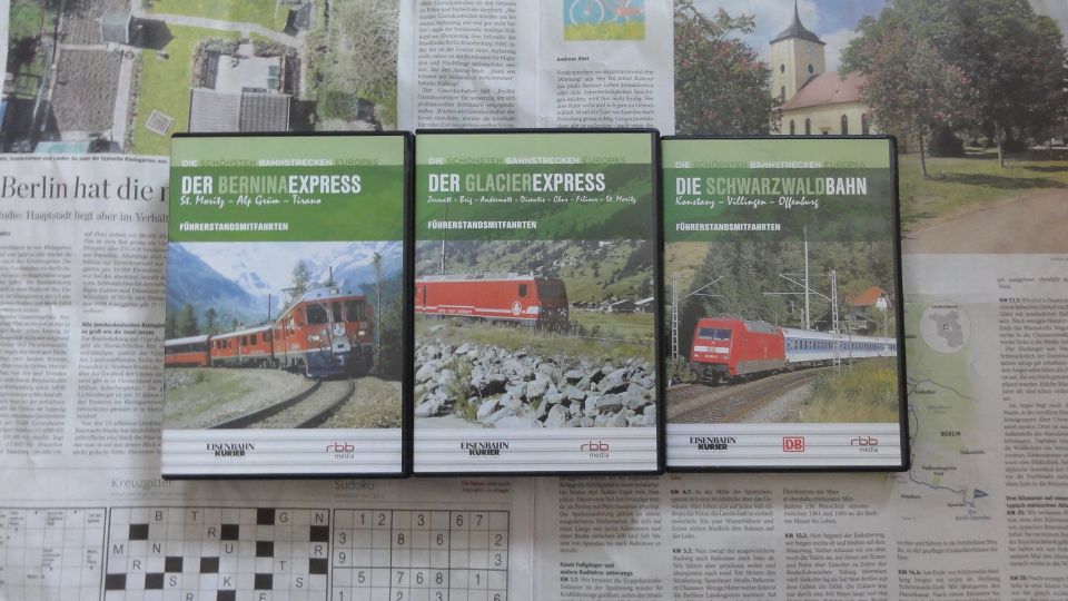 Führerstandsmitfahrten Glacier Bernina Express Schwarzwald Bahn in Berlin