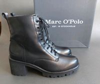 Marc O´Polo Stiefeletten Boots schwarz Leder 41 Schuhe NP189€ NEU Bayern - Goldbach Vorschau