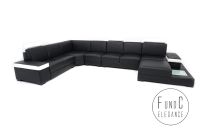 Couch Sofa Beleuchtung Leder schwarz Klassiker Design Nordrhein-Westfalen - Unna Vorschau