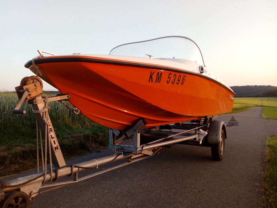 Sportboot Hellwig Triton mit 50 PS Mercury Außenbordmotor in Kördorf