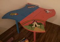 Kindertisch Schreibtisch Einhorn Feuerwehr handmade diy Holz Nordrhein-Westfalen - Sankt Augustin Vorschau