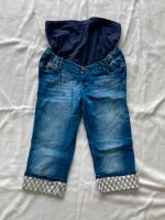 Umstands-Capri-Jeans / kurze Jeanshosen in Gr. 40 von bpc Mama Sachsen-Anhalt - Niedere Börde Vorschau