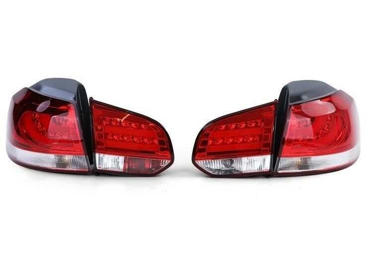 LED Lightbar Rückleuchten Rot Klar für VW Golf VI 6 5K1 Limousine in Calden