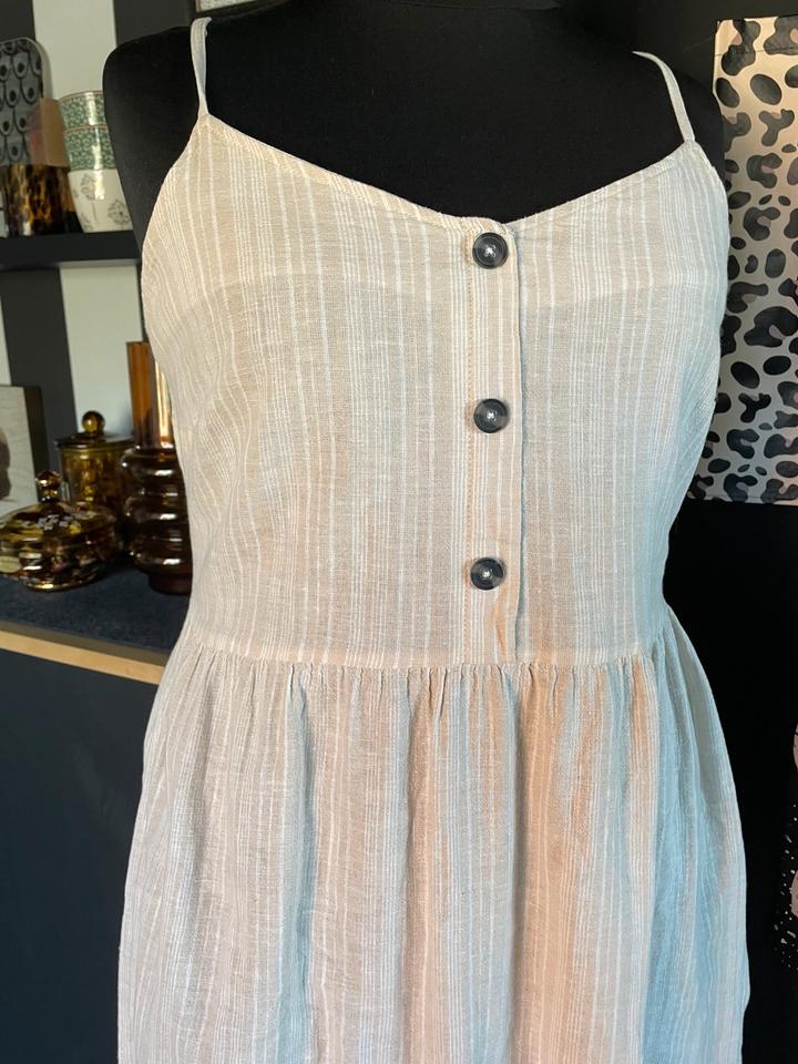 Leinen Kleid Creme weiss Gr. 44 Esmara Sommerkleid in Uelzen