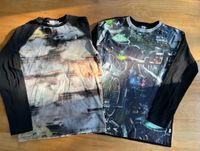 MOLO!! 2 Tolle Longsleeve Shirts Gr. 152 schwarz Print Wandsbek - Hamburg Rahlstedt Vorschau